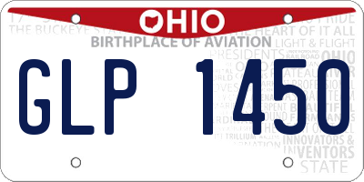 OH license plate GLP1450