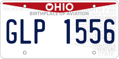 OH license plate GLP1556