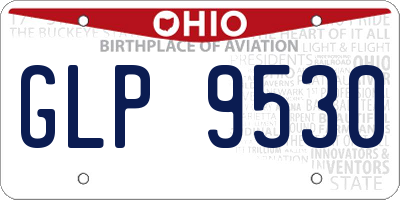 OH license plate GLP9530