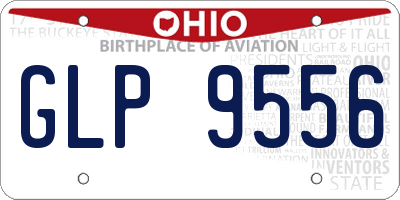 OH license plate GLP9556