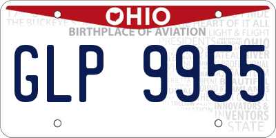 OH license plate GLP9955