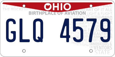 OH license plate GLQ4579