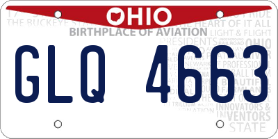 OH license plate GLQ4663