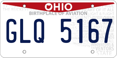 OH license plate GLQ5167