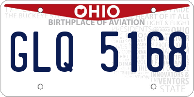OH license plate GLQ5168