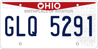OH license plate GLQ5291
