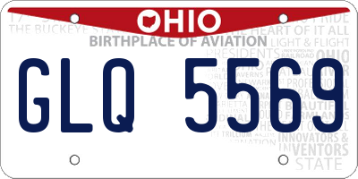 OH license plate GLQ5569