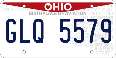 OH license plate GLQ5579