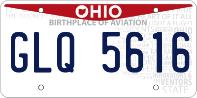 OH license plate GLQ5616