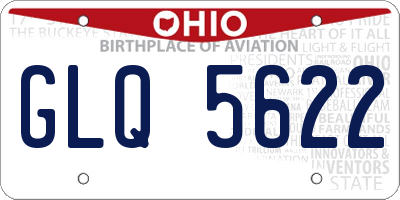OH license plate GLQ5622