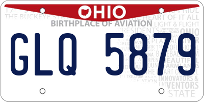 OH license plate GLQ5879