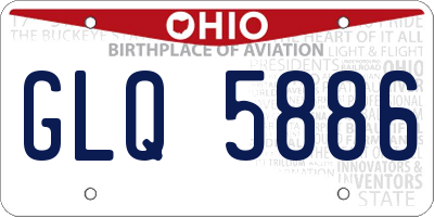 OH license plate GLQ5886
