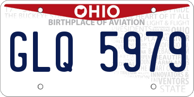 OH license plate GLQ5979