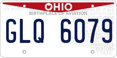 OH license plate GLQ6079