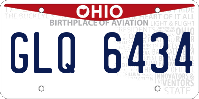 OH license plate GLQ6434