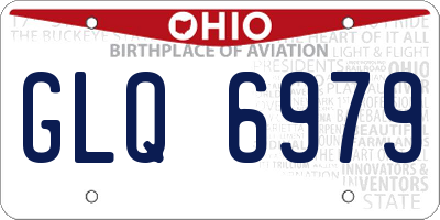 OH license plate GLQ6979