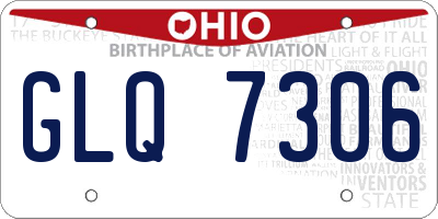 OH license plate GLQ7306