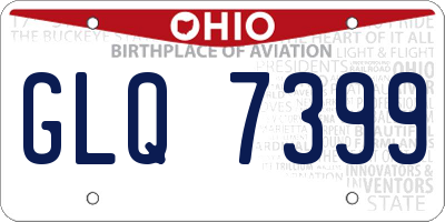 OH license plate GLQ7399