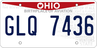 OH license plate GLQ7436