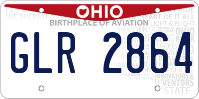 OH license plate GLR2864