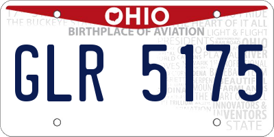 OH license plate GLR5175