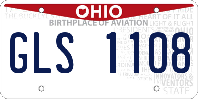 OH license plate GLS1108