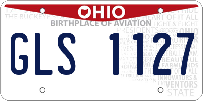OH license plate GLS1127
