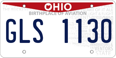OH license plate GLS1130
