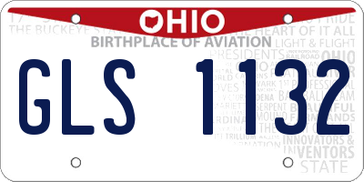 OH license plate GLS1132