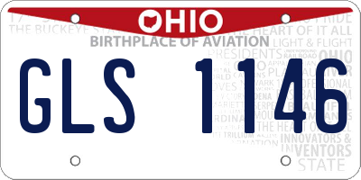 OH license plate GLS1146