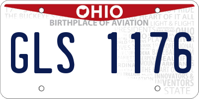 OH license plate GLS1176