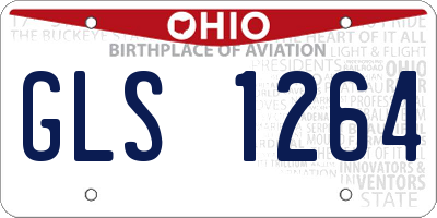 OH license plate GLS1264