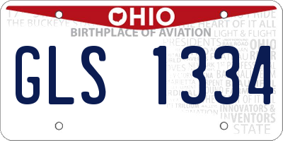 OH license plate GLS1334