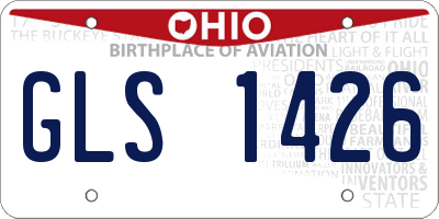 OH license plate GLS1426