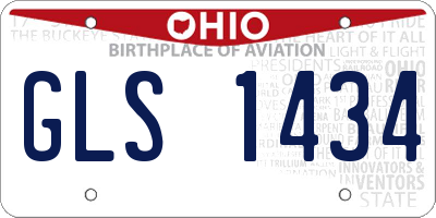 OH license plate GLS1434