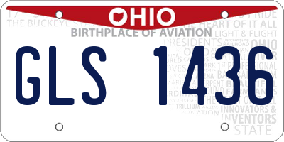 OH license plate GLS1436
