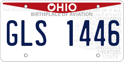 OH license plate GLS1446