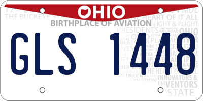 OH license plate GLS1448