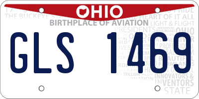 OH license plate GLS1469