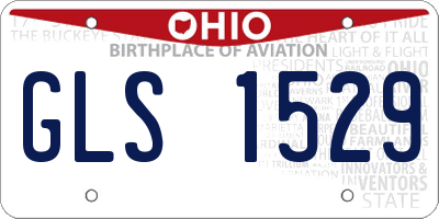OH license plate GLS1529