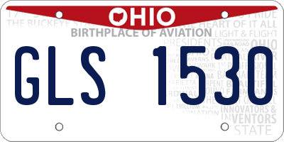 OH license plate GLS1530