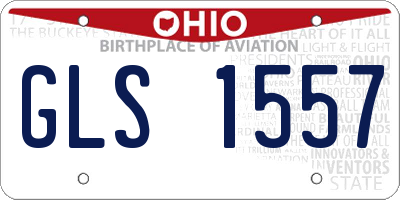 OH license plate GLS1557