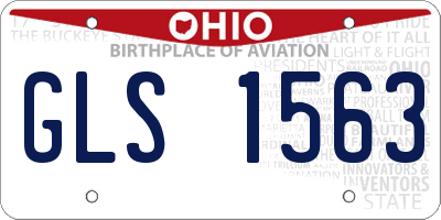 OH license plate GLS1563