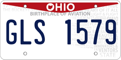 OH license plate GLS1579