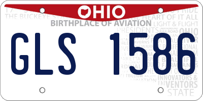OH license plate GLS1586