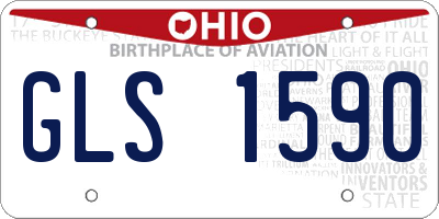 OH license plate GLS1590