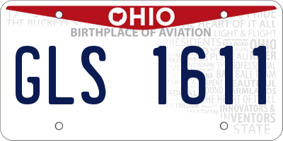 OH license plate GLS1611