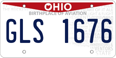 OH license plate GLS1676