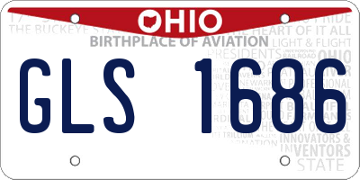 OH license plate GLS1686