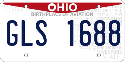 OH license plate GLS1688